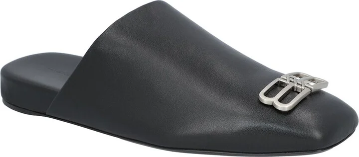 Balenciaga Cosh Bb Leather Mule