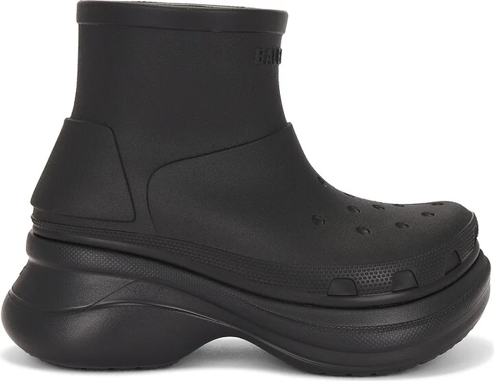 Balenciaga Crocs Bootie in Black