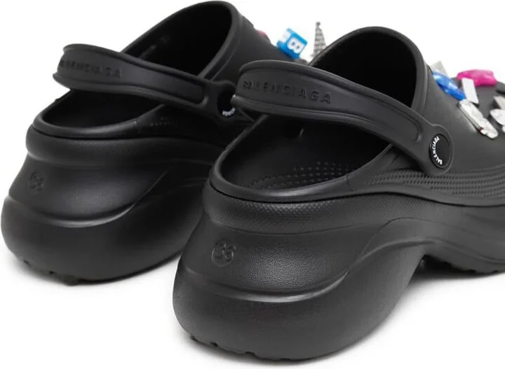 Balenciaga Crocs Jibbitz Sandals - Image 2