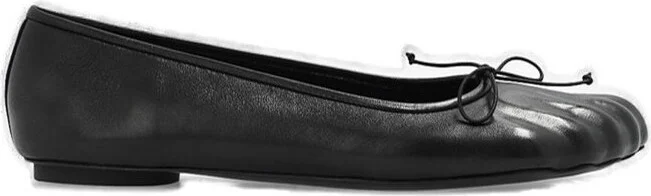 Balenciaga Fetish Bow Embellished Ballet Flats