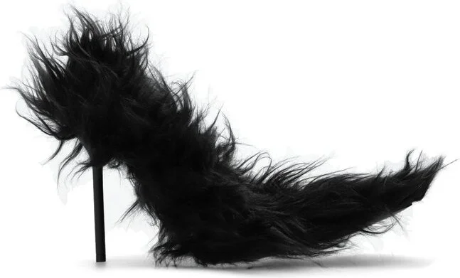 Balenciaga Flex Fur Pumps