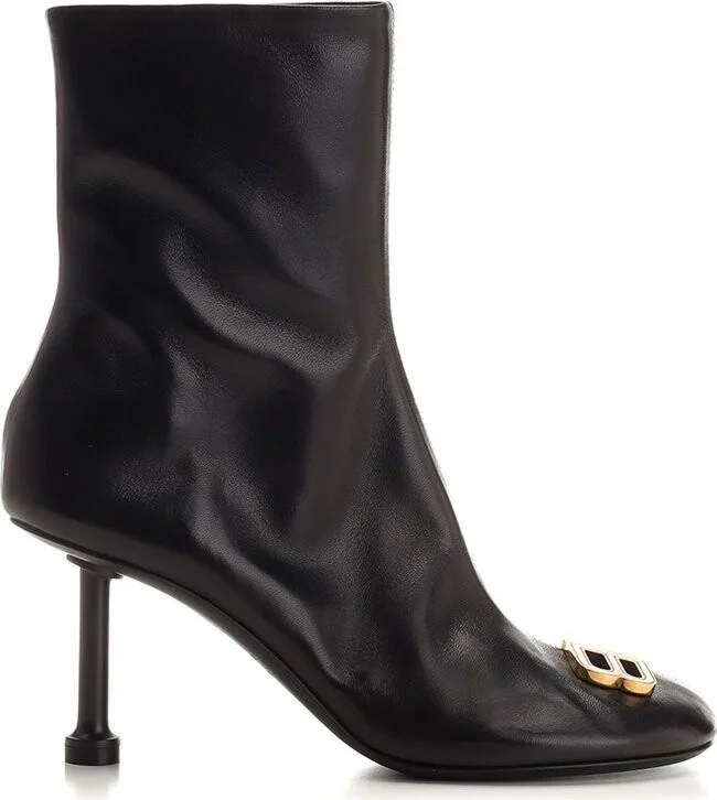 Balenciaga Groupie Heeled Ankle Boots