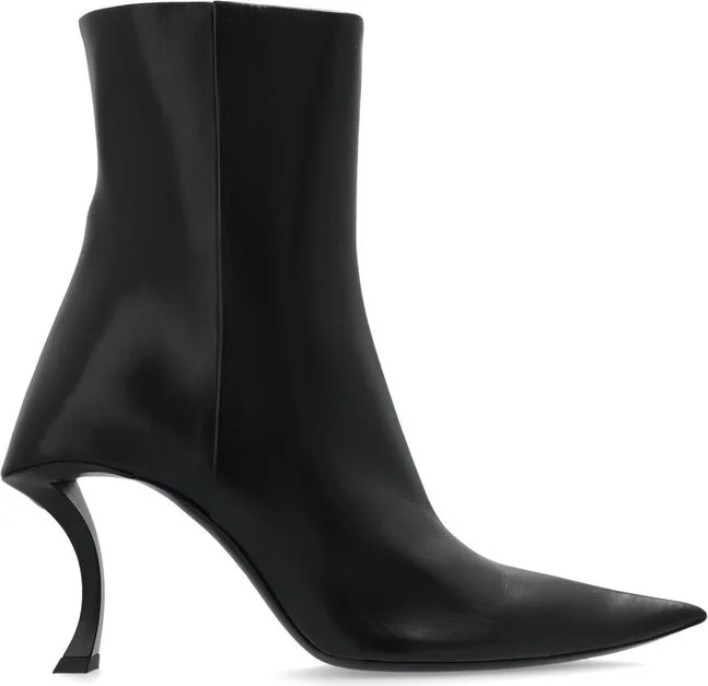 Balenciaga Hourglass Heeled Ankle Boots