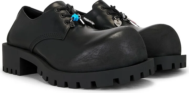 Balenciaga Hummer Derby Shoe in Black