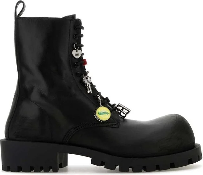 Balenciaga Hummer Lace-Up Boots