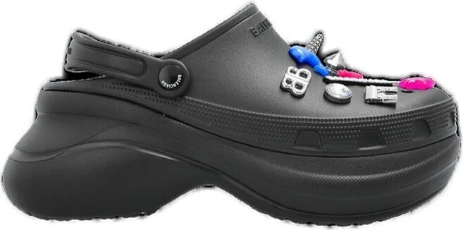 Balenciaga Jibbitz Charm Crocs Mules
