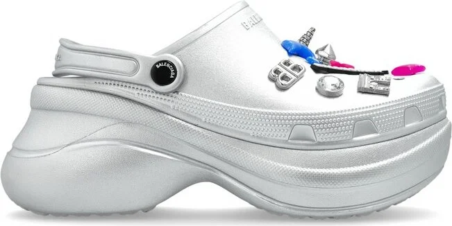 Balenciaga Jibbitz Charm Crocs Mules