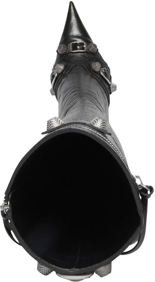 Balenciaga Le Cagole Leather Boots - Image 2