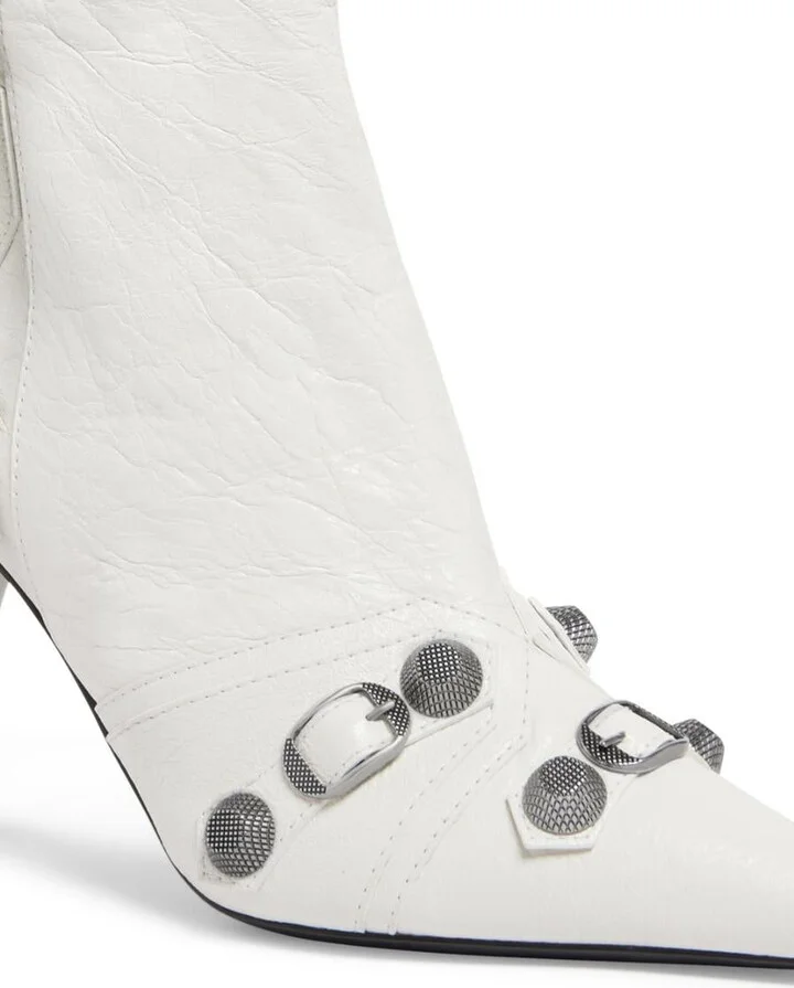 Balenciaga Le Cagole Leather Boots - Image 2