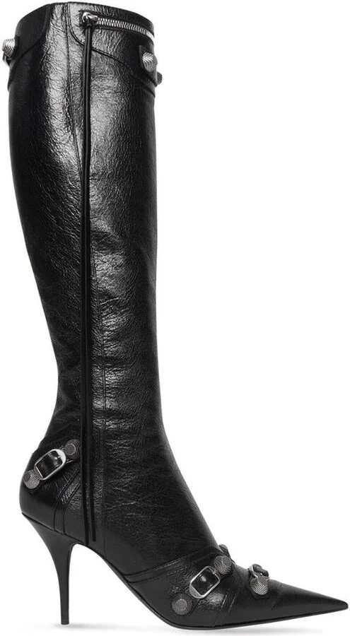 Balenciaga Le Cagole Leather Boots