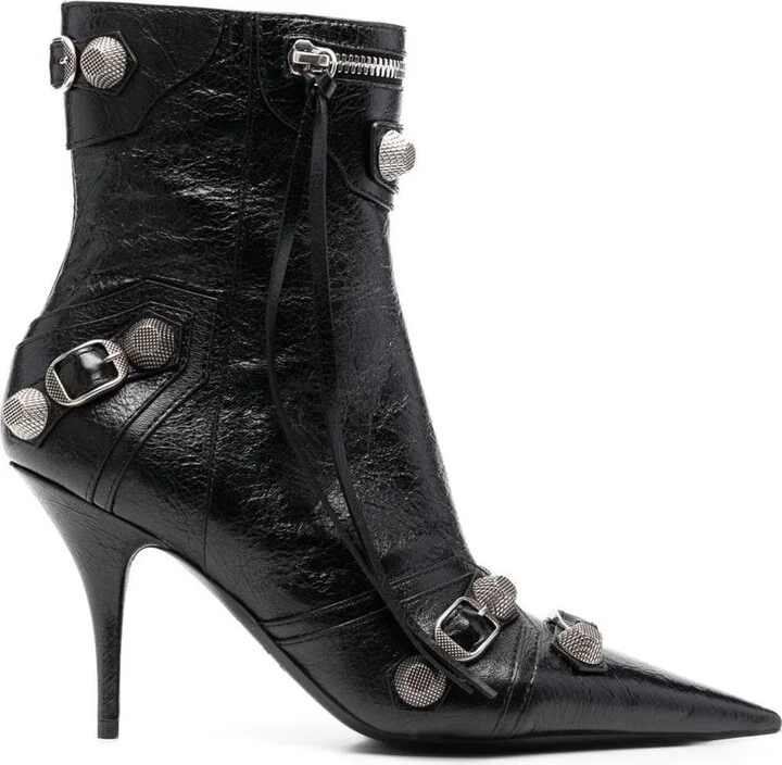 Balenciaga Le Cagole Leather Boots
