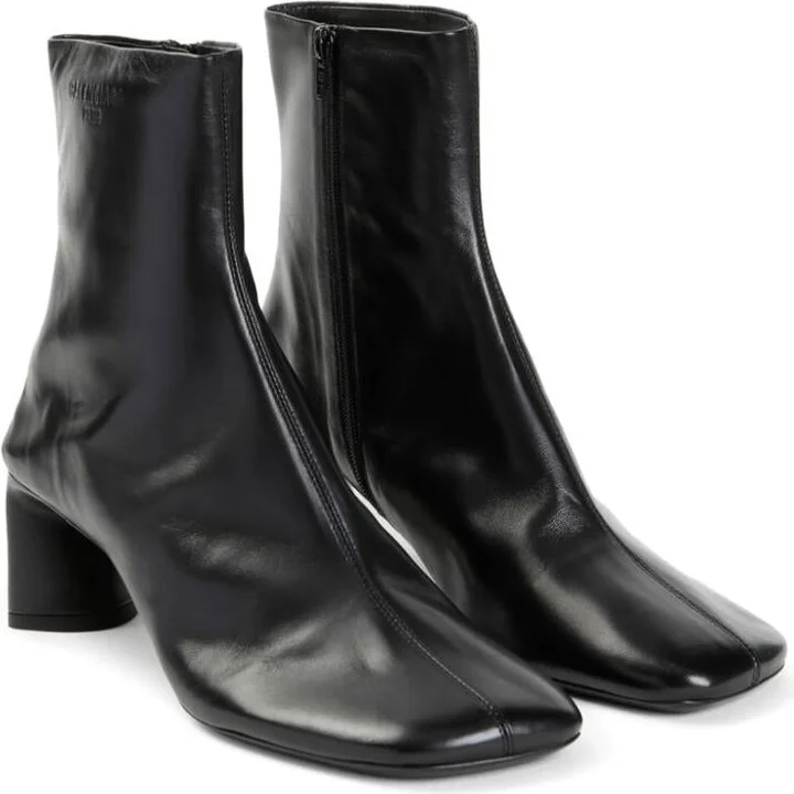 Balenciaga Leather Ankle Boots - Image 2