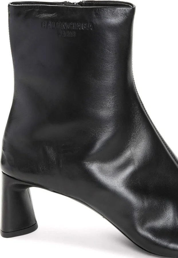 Balenciaga Leather Ankle Boots - Image 4