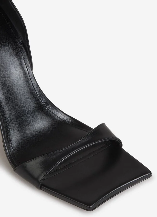Balenciaga Leather Hourglass Sandals - Image 5
