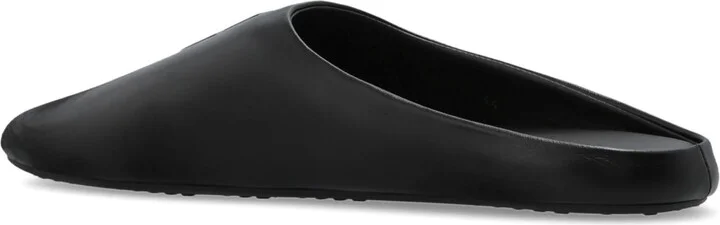 Balenciaga Leather Slides With 'vintage' Effect - Image 5