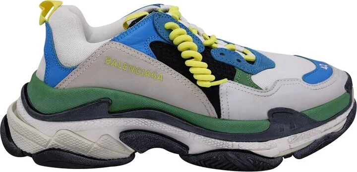 Balenciaga Leather Triple S Sneaker (Authentic Pre-Loved) - Image 2