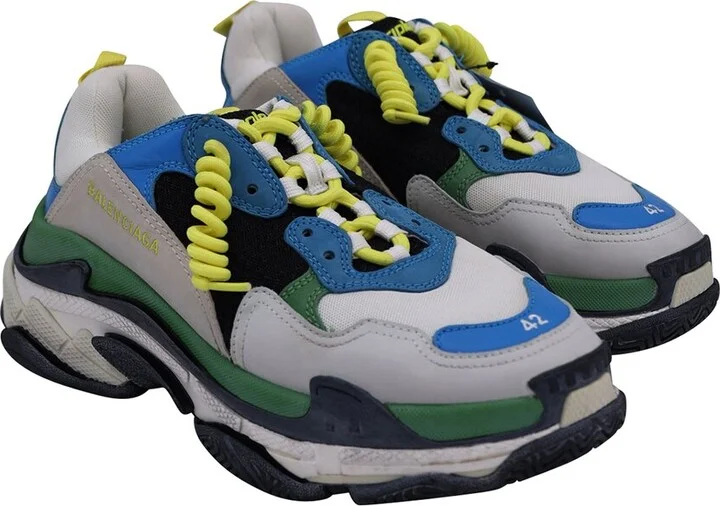 Balenciaga Leather Triple S Sneaker (Authentic Pre-Loved)