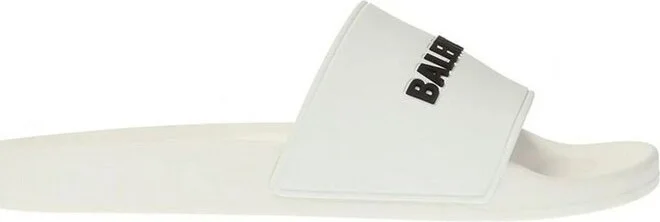 Balenciaga Logo Detailed Pool Slides
