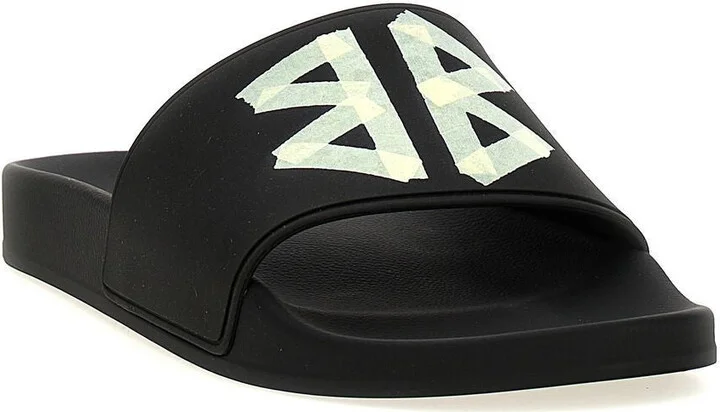 Balenciaga Logo Pool Slides - Image 2