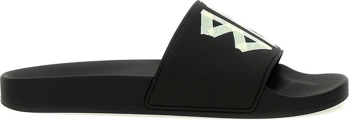 Balenciaga Logo Pool Slides