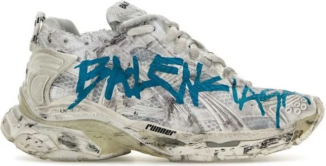 Balenciaga Logo Printed Lace-Up Sneakers