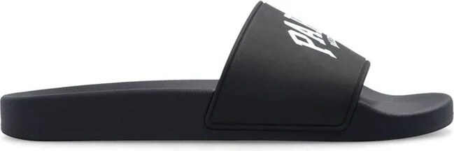Balenciaga Logo Printed Pool Slides
