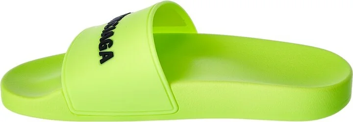 Balenciaga Logo Rubber Pool Slide - Image 2