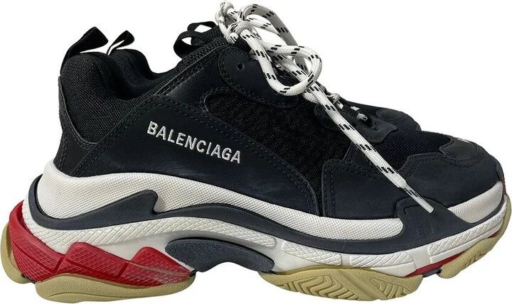 Balenciaga Men's Polyester Triple S Sneaker (Authentic Pre-Loved) - Image 2