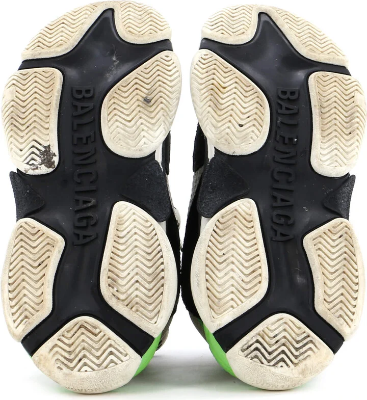 Balenciaga Men's Triple S Sneakers Fabric and Mesh with Faux Leather - Image 4