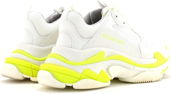 Balenciaga Men's Triple S Sneakers Fabric and Mesh with Faux Leather - Image 3