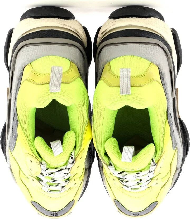 Balenciaga Men's Triple S Sneakers Fabric and Mesh with Faux Leather - Image 2