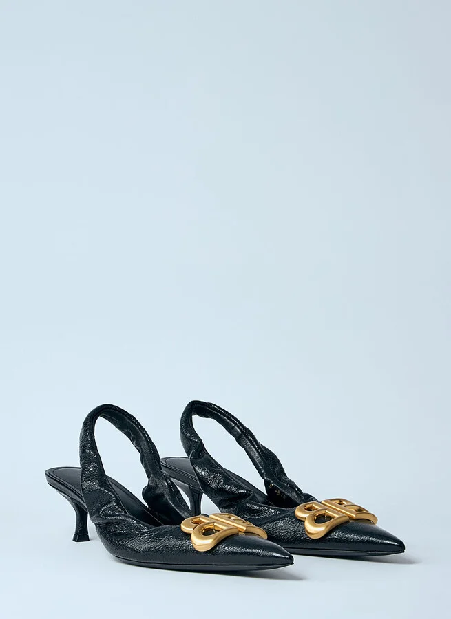 Balenciaga Monaco Slingback Heels - Woman Heels Black Eu - 36 - Image 2