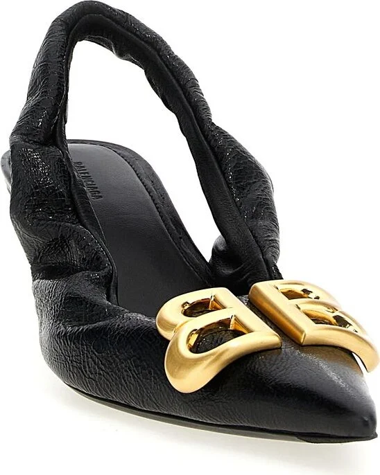 Balenciaga Monaco Slingback Sandals - Image 2