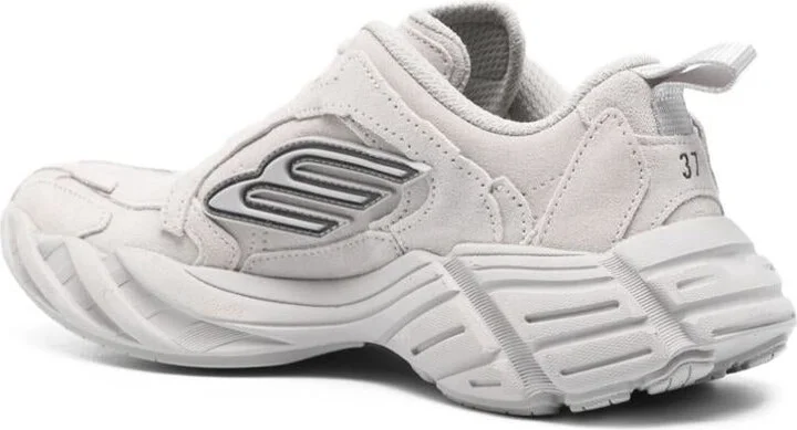 Balenciaga Monday Leather Sneakers - Image 4