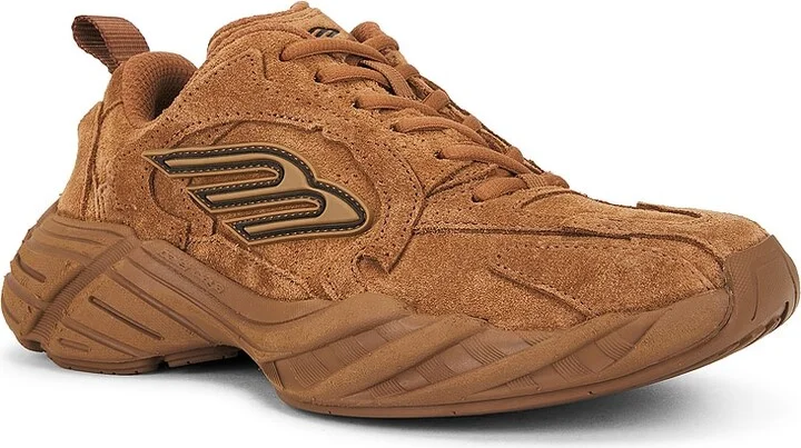 Balenciaga Monday Suede Sneaker in Brown - Image 2
