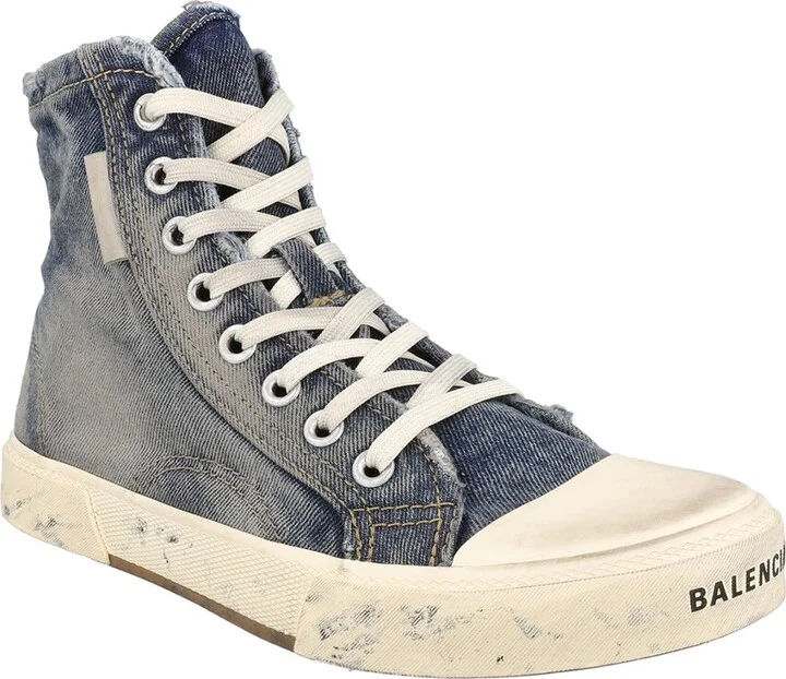 Balenciaga Paris Denim High-Top Sneaker