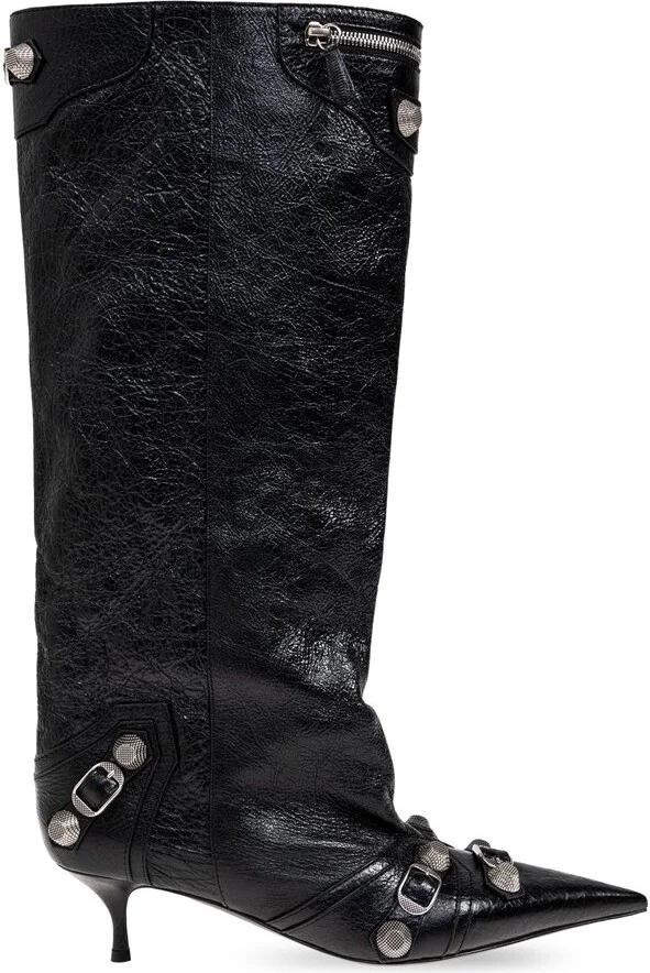 Balenciaga Pointed-Toe Heeled Boots