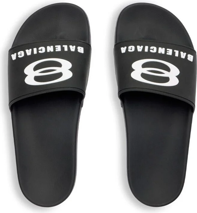 Balenciaga Pool Slide Rubber Sandals Shoes - Image 5