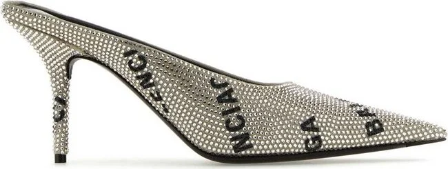 Balenciaga Rhinestones Embellished Mules