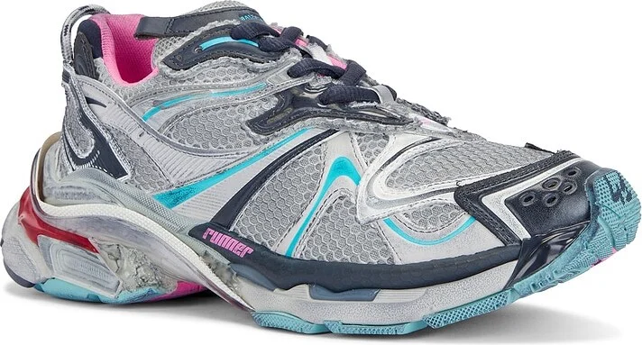 Balenciaga Runner 2 Sneakers in Grey - Image 2