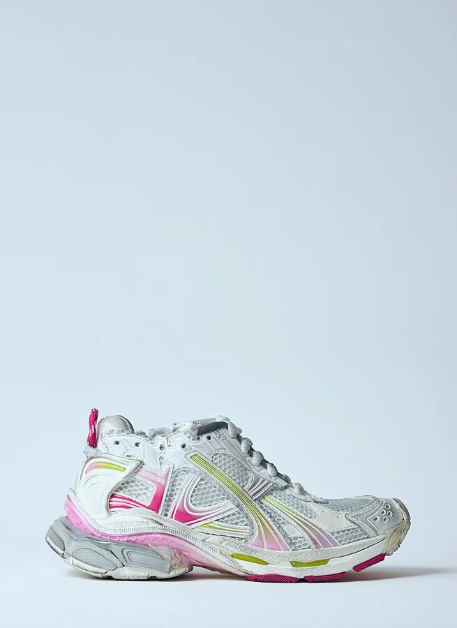 Balenciaga Runner Gradient Sneakers - Woman Sneakers White Eu - 41