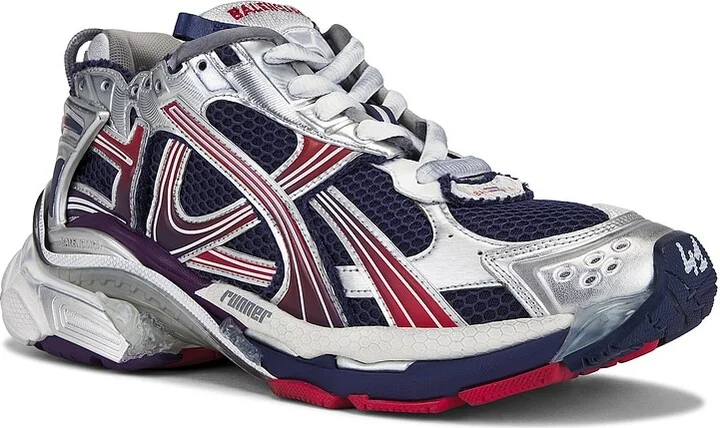 Balenciaga Runner Sneakers in Navy - Image 2