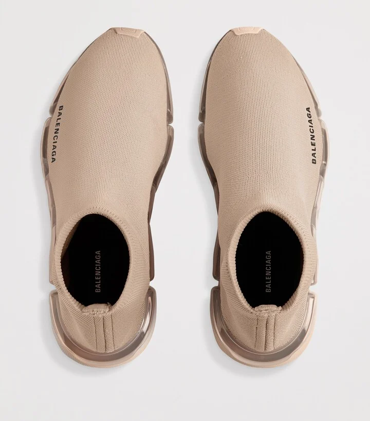 Balenciaga Speed 2.0 Full Clear Sole Sneakers - Image 3