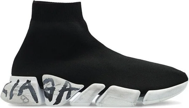 Balenciaga Speed 2.0 Sole-Printed Sock Sneakers