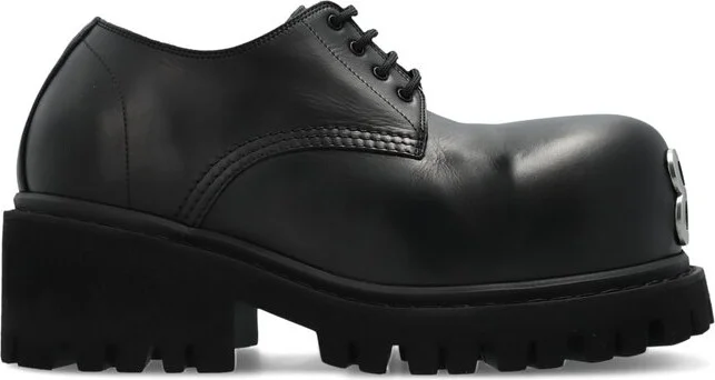 Balenciaga Stomper Lace-Up Derby Shoes