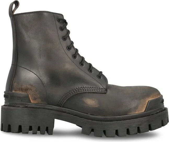 Balenciaga Strike Lace-Up Boots