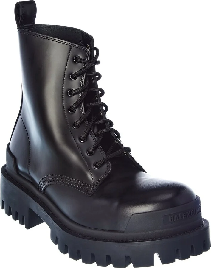 Balenciaga Strike Leather Boot