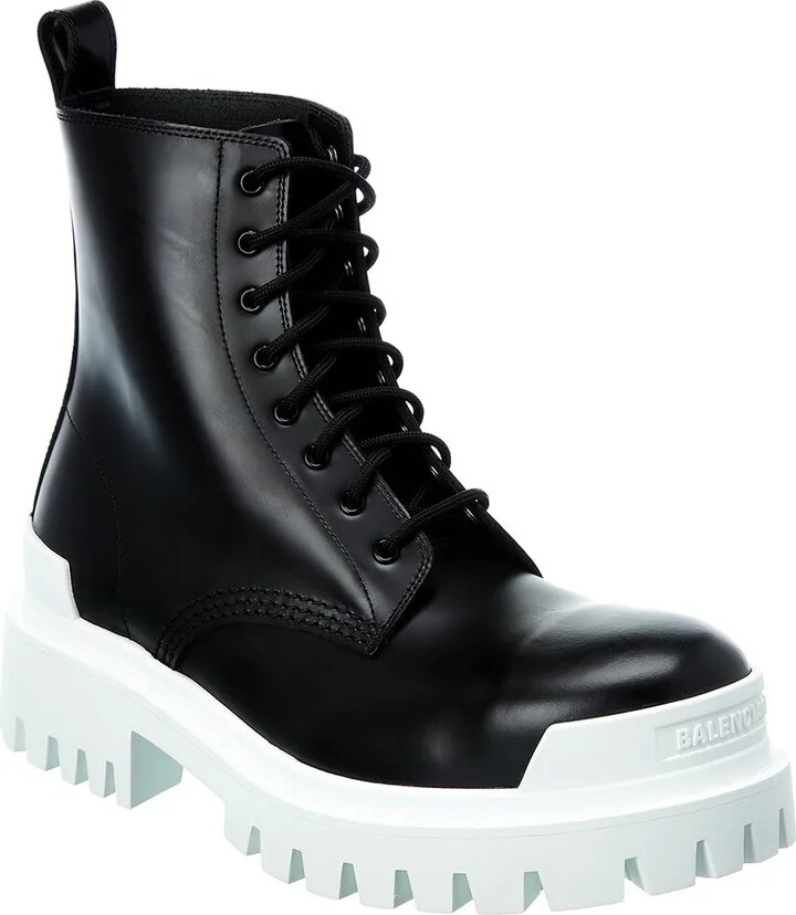 Balenciaga Strike Leather Bootie