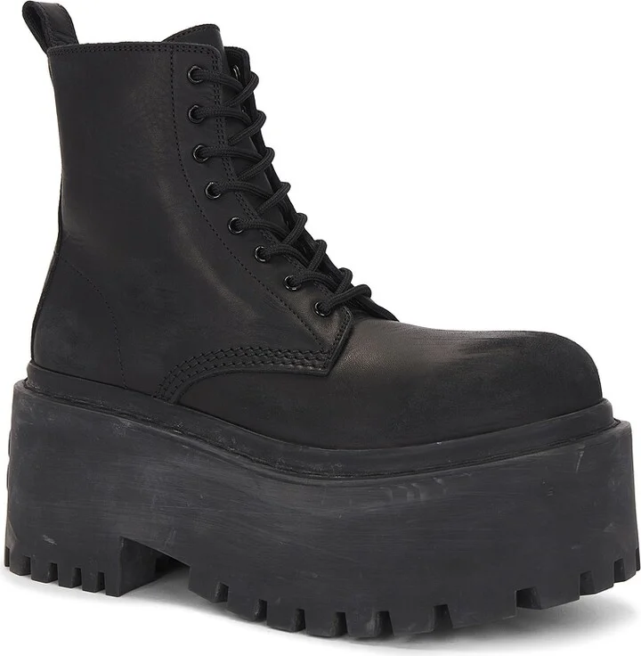 Balenciaga Strike Platform in Black - Image 2