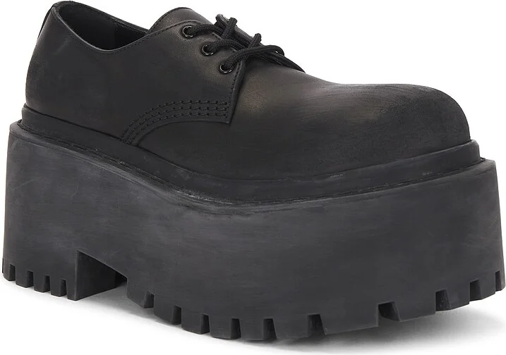 Balenciaga Strike Platform in Black - Image 2